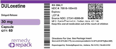 MM4 - DULoxetine 30mg 70518 1054 03